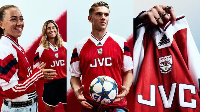 【90sヴィンテージ】アーセナル ユニフォーム アディダスが93-94シーズンのアーセナル復刻コレクションを発表