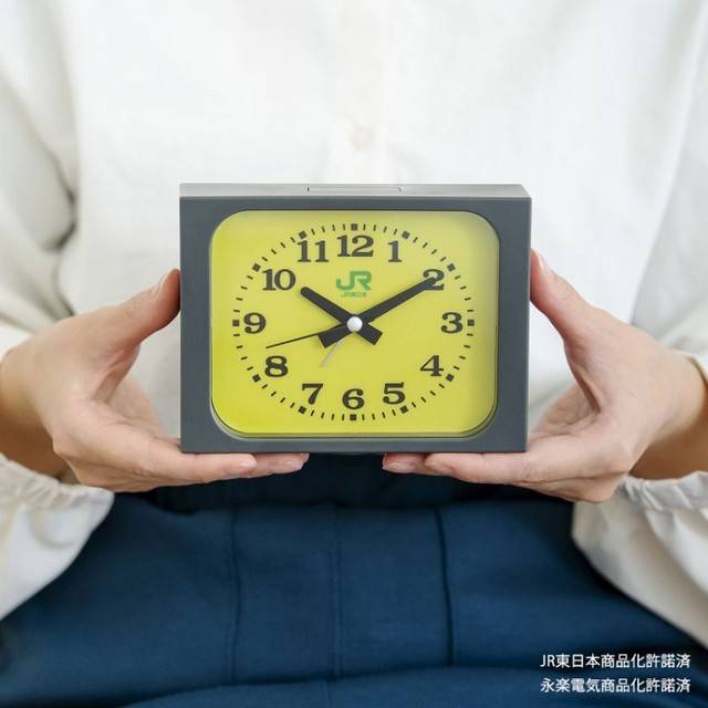 レア 非売品 JR東海 卓上デジタル時計 JR東日本でおなじみの駅時計→目覚まし時計に 「本物の発車ベル音」が