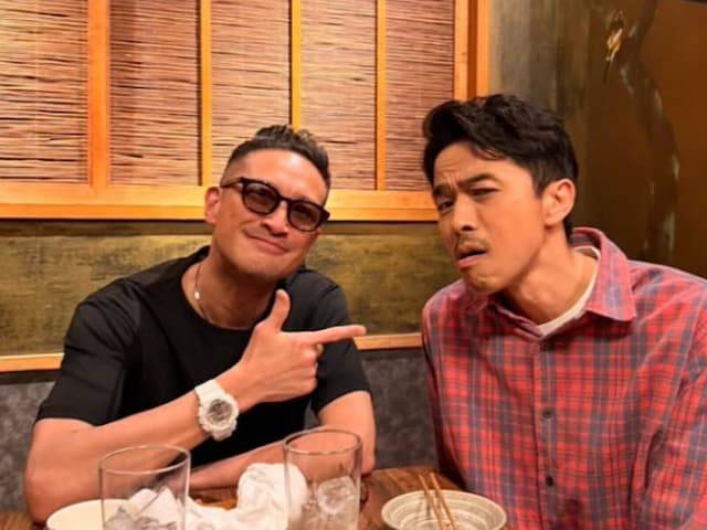 久々の同級生コンビ」井ノ原快彦、松岡昌宏とのツーショットに反響